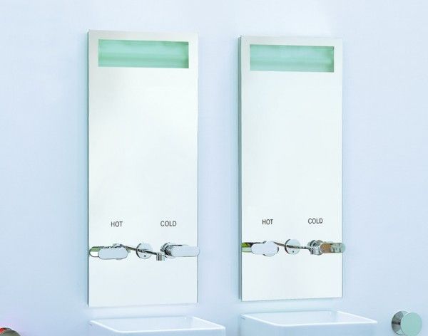 SPHC · Spiegel HOT e COLD, mit Beleuchtung, 420/1000mm