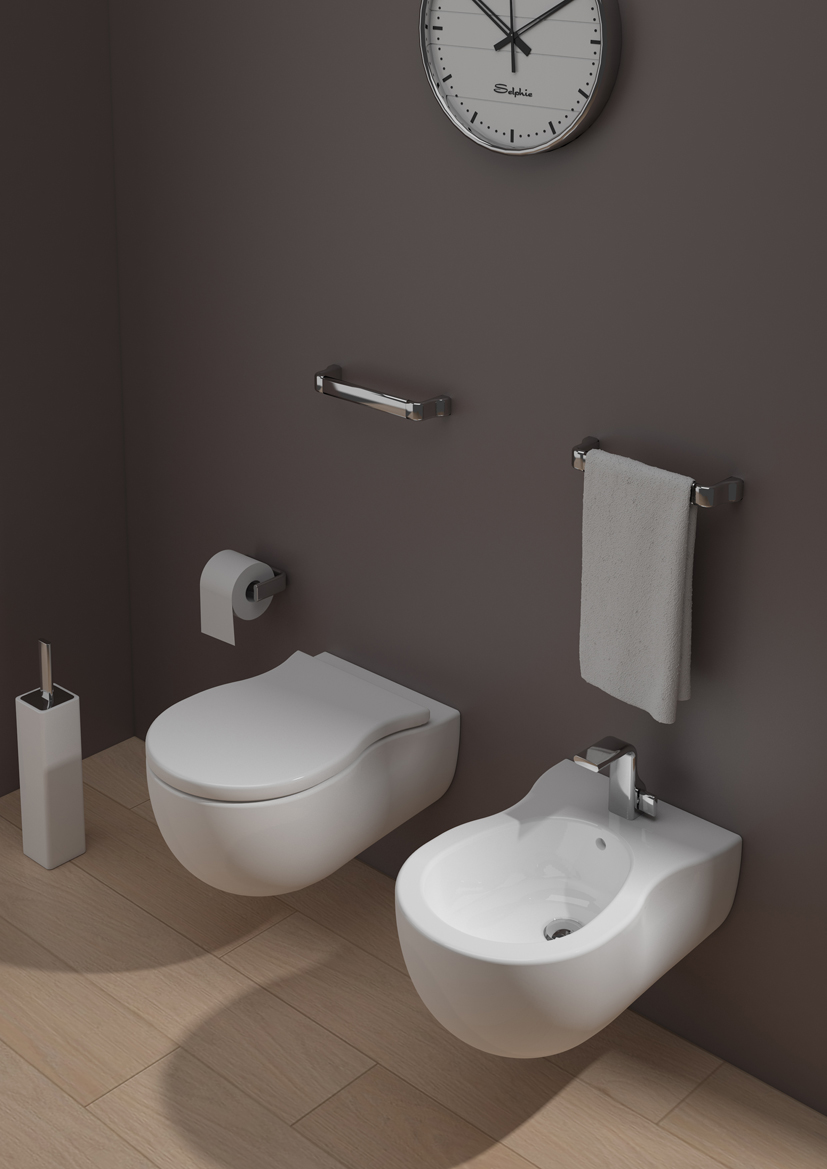 FLAMINIA · Produkte · Pinch · PH118G - Wand WC Tiefspüler, Spülrandlos ...