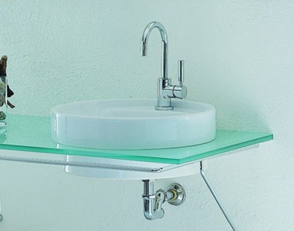 5055 · Waschtisch TWIN SET Volleinbau weiss D=525mm 5055 · Waschtisch TWIN SET Volleinbau weiss D=525mm
