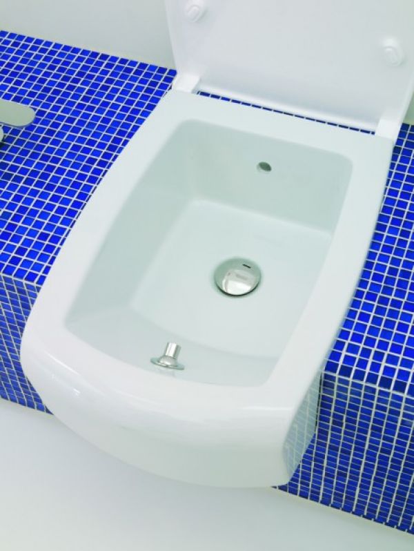 UNA/B · Halbeinbau Bidet UNA, WEISS