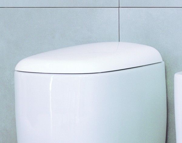 MNCW03 &middot; WC-Sitz mit Deckel &uuml;berlappend zu Wand WC und Stand WC MONO, Thermoplast , Softclosing, WEISS